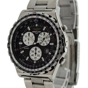 Breitling 42mm Men's Navitimer Jupiter Pilot Alarme Chrono Watch